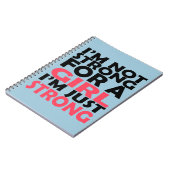 Gerade stark notizblock (Linke Seite)