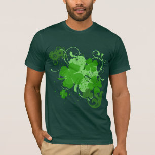 Gerade T-Shirt Kleeblatt-St. Patricks Tages