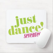 Gerade Tanz - Grün Mousepad (Mit Mouse)