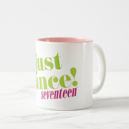 Gerade Tanz - Grün Zweifarbige Tasse (VorderseiteRechts)