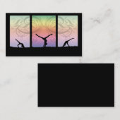 Gerade Tanz Visitenkarte (Vorne/Hinten)