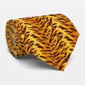 Gerade Tiger Krawatte (Gerollt)