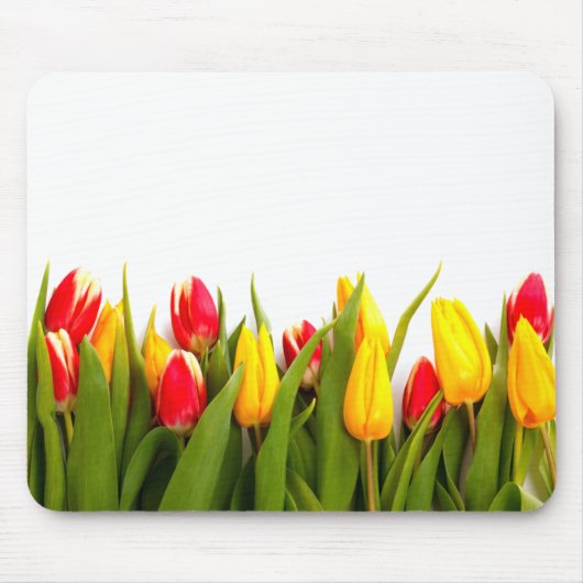 Gerade Tulpen Mousepad (Vorne)