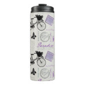 Gerade um die Ecke Thermosbecher (Vorderseite)