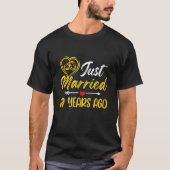 Gerade verheiratet 69 Jahre seit 1954 69. Wedding T-Shirt (Vorderseite)