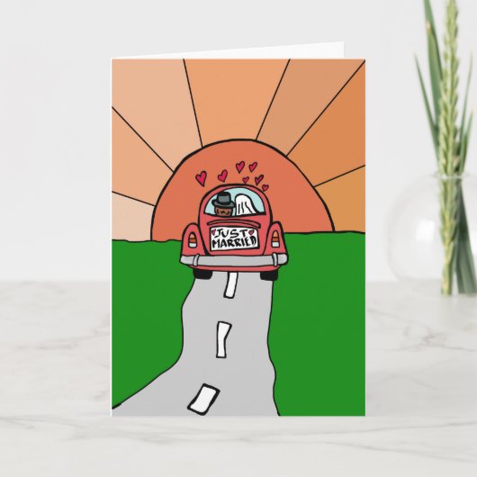 Gerade verheiratet ankündigung (Vorderseite)