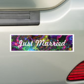 Gerade verheiratet autoaufkleber (Auf Auto)