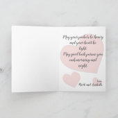 Gerade verheiratet - Balkan Hochzeit Grußkarte Karte (Innenseite)