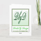 Gerade verheiratet danke zu kardieren (2B) (Rückseite)