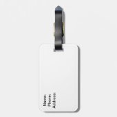 Gerade verheiratet gepäckanhänger (Rückseite vertikal)