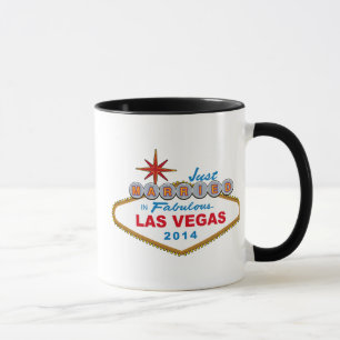 Gerade verheiratet in fabelhaftem Las Vegas 2014 Tasse