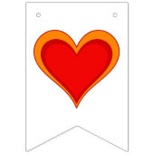 GERADE VERHEIRATET - Liebe 1 Wimpelkette (Erste Fahne)