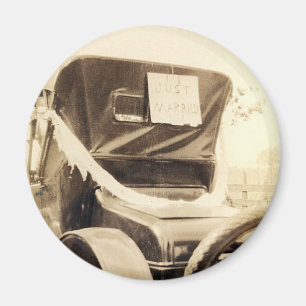 "Gerade verheiratet " Magnet