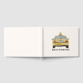 Gerade verheiratet New York City Taxi Hochzeit Gästebuch (Voll)