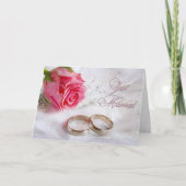 Gerade verheiratet oder gerade Eloped Mitteilung Ankündigung (Vorderseite)