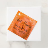 Gerade Verheiratet Orange Achat Geschenkanhänger (Beispiel)