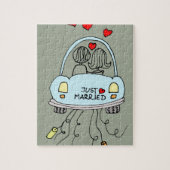 Gerade verheiratet puzzle (Vertikal)