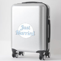 Gerade verheiratet Retro Chic Stilvoll geschnitten