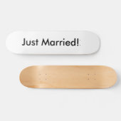 Gerade verheiratet! skateboard (Horizontal)