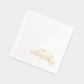 Gerade verheiratet Taxi Cocktail Hochzeit Servietten Mit Folie (Links)