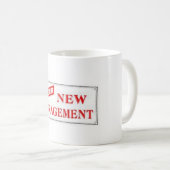 Gerade verheiratet, unter neuem Management! Kaffeetasse (VorderseiteRechts)