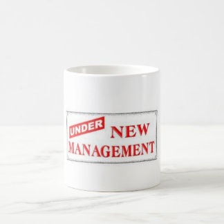 Gerade verheiratet, unter neuem Management! Kaffeetasse