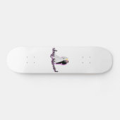 Gerade verheiratete Hochzeits-Paare Skateboard (Horizontal)