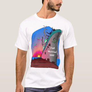 Gerade verheiratete Kreuzfahrt 2007 T-Shirt