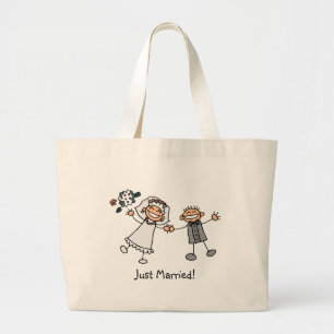 Gerade verheiratete Tasche