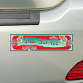 GERADE VERHEIRATETER Autoaufkleber (Auf Auto)