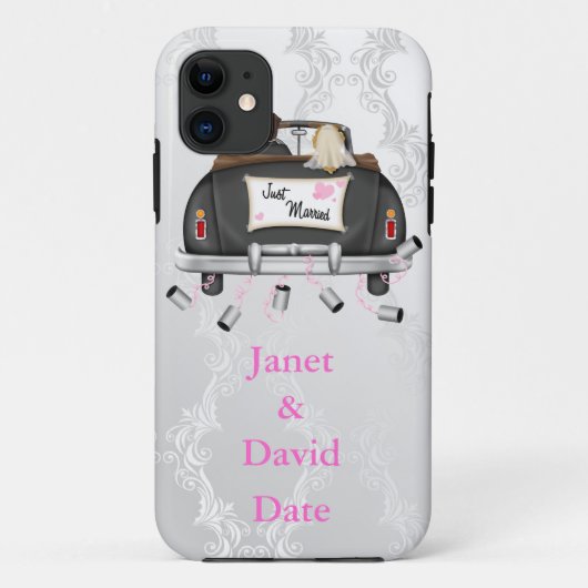 GERADE VERHEIRATETER IPHONE 5 FALL-WEISSES Case-Mate iPhone HÜLLE (Rückseite)