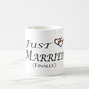 Gerade verheirateter (schließlich) Gay Pride Kaffeetasse