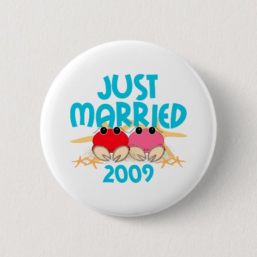 Gerade verheiratetes 2009 button (Vorderseite)