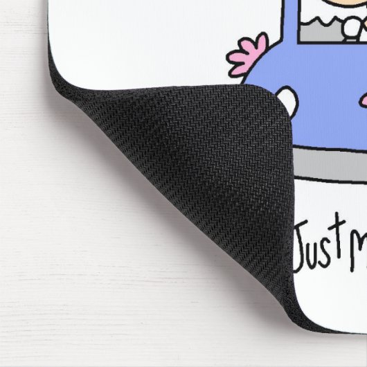 Gerade verheiratetes Mousepad (Ecke)