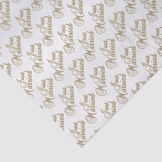 Gerade verheiratetes Muster Seidenpapier (Ausschnitt)