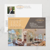 GERADE VERKAUFSFoto zwei Ankündigungspostkarte (Vorne/Hinten)