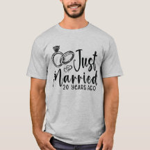 Gerade vor 20 Jahren geheiratet 20. Hochzeitstag