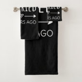 Gerade vor 20 Jahren verheiratet I Badhandtuch Set (Insitu)