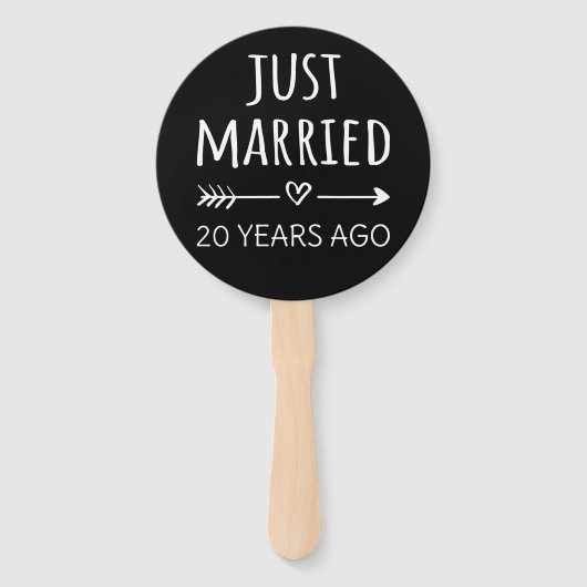 Gerade vor 20 Jahren verheiratet I Fächer (Vorderseite)