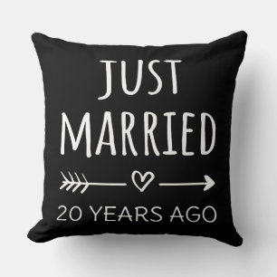 Gerade vor 20 Jahren verheiratet I Kissen