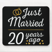 Gerade vor 20 Jahren verheiratet II Mousepad (Vorne)