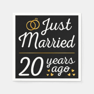 Gerade vor 20 Jahren verheiratet II Serviette