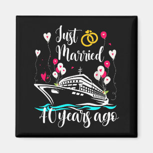 Gerade vor 40 Jahren geheiratet Kreuzfahrt zum 40. Magnet