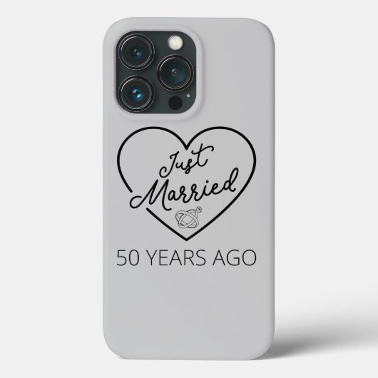 Gerade vor 50 Jahren geheiratet III Case-Mate iPhone Hülle (Rückseite)