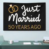 Gerade vor 50 Jahren verheiratet IV Banner (Messe)