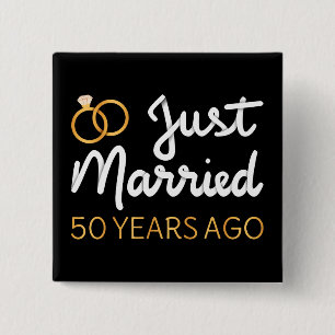 Gerade vor 50 Jahren verheiratet IV Button