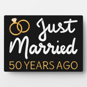 Gerade vor 50 Jahren verheiratet IV Fotoplatte
