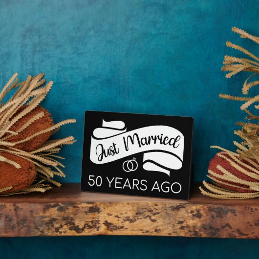 Gerade vor 50 Jahren verheiratet V Fotoplatte (Seite)