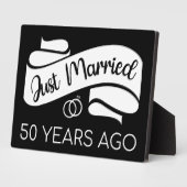 Gerade vor 50 Jahren verheiratet V Fotoplatte (Seite)