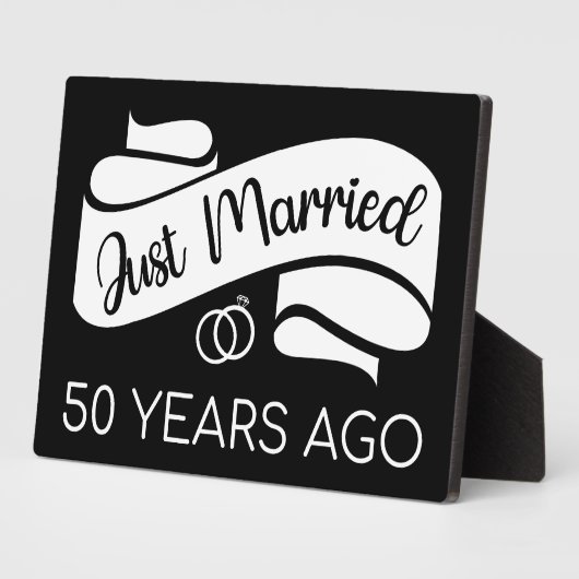 Gerade vor 50 Jahren verheiratet V Fotoplatte (Seite)